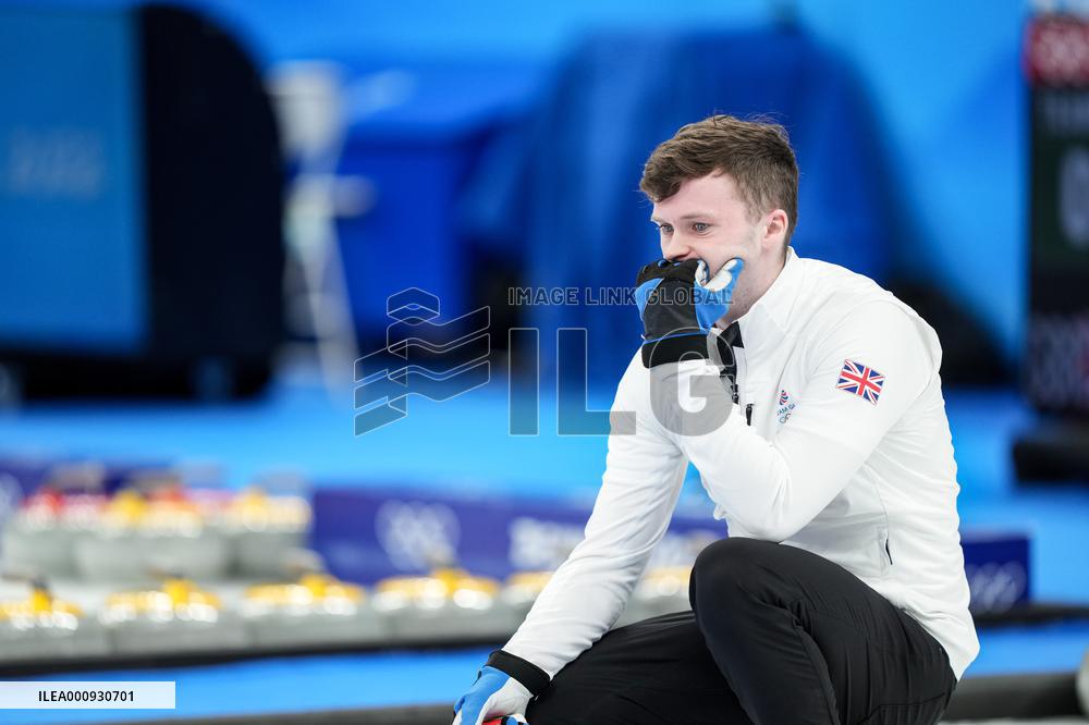 (BEIJING2022)CHINA-BEIJING-OLYMPIC WINTER GAMES-CURLING-MEN'S GOLD MEDAL GAME-GBR VS SWE (CN)