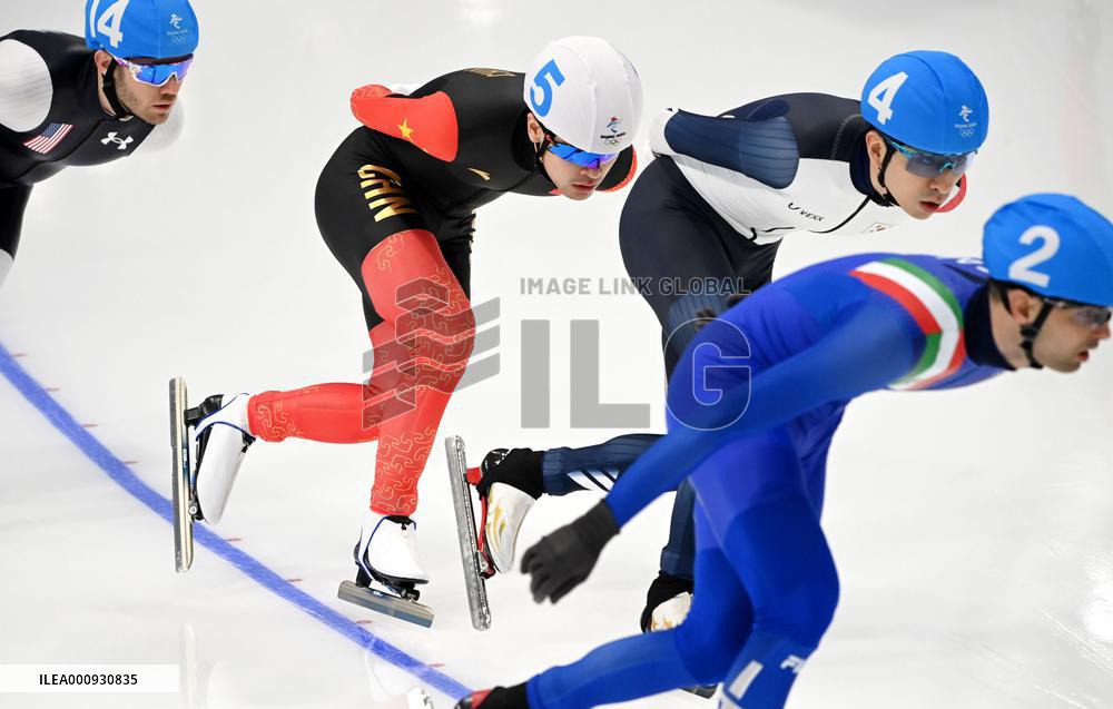 (BEIJING2022)CHINA-BEIJING-OLYMPIC WINTER GAMES-SPEED SKATING-MEN'S MASS START (CN)