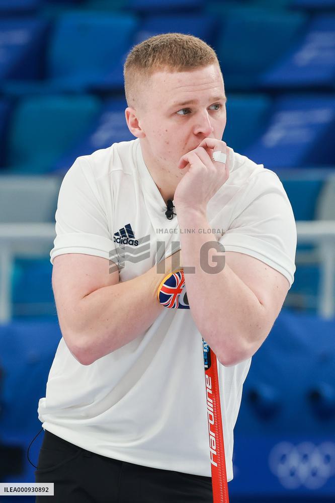 (BEIJING2022)CHINA-BEIJING-OLYMPIC WINTER GAMES-CURLING-MEN'S GOLD MEDAL GAME-GBR VS SWE (CN)