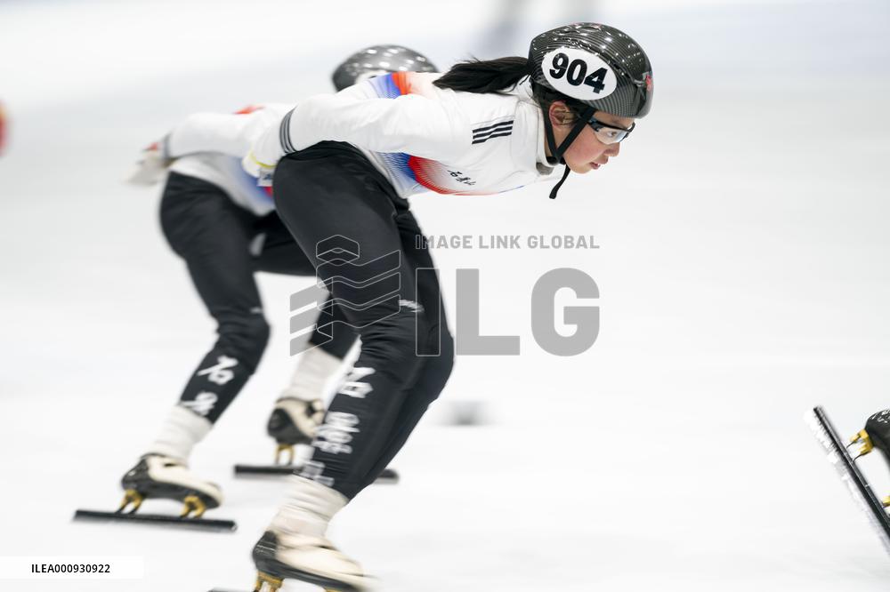 (BEIJING2022)CHINA-BEIJING-OLYMPIC WINTER GAMES-SHORT TRACK SPEED SKATING-YOUNG SKATERS (CN)