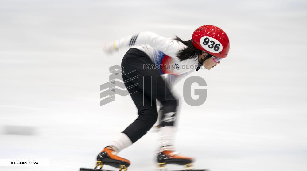 (BEIJING2022)CHINA-BEIJING-OLYMPIC WINTER GAMES-SHORT TRACK SPEED SKATING-YOUNG SKATERS (CN)
