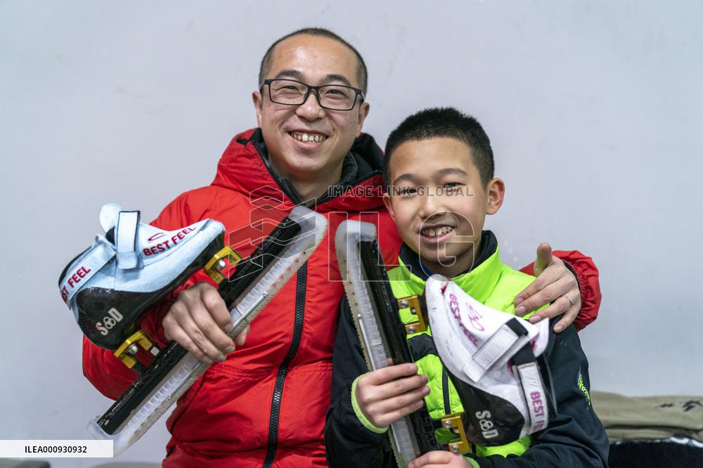 (BEIJING2022)CHINA-BEIJING-OLYMPIC WINTER GAMES-SHORT TRACK SPEED SKATING-YOUNG SKATERS (CN)