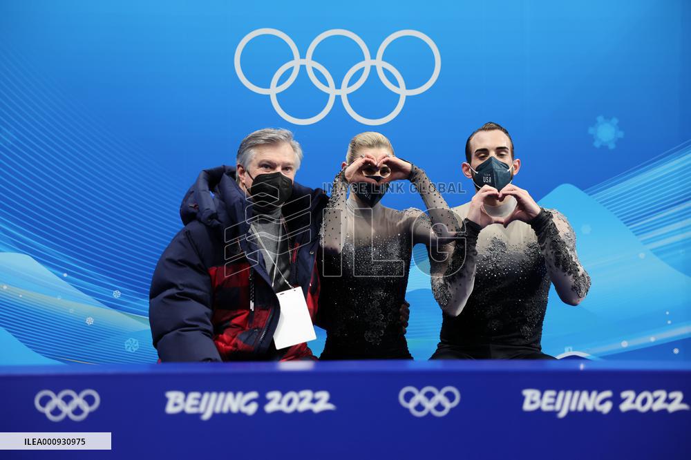 (BEIJING2022)CHINA-BEIJING-OLYMPIC WINTER GAMES-FIGURE SKATING-PAIR SKATING-FREE SKATING (CN)