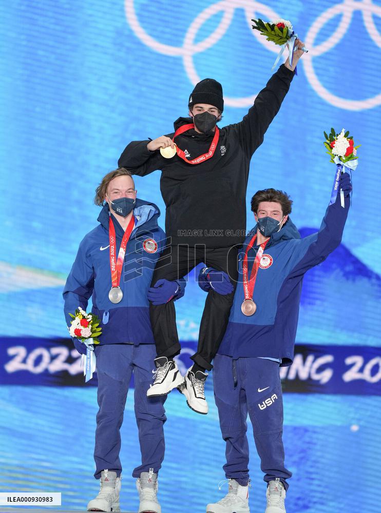 (BEIJING2022)CHINA-ZHANGJIAKOU-OLYMPIC WINTER GAMES-AWARDING CEREMONY-FREESTYLE SKIING (CN)