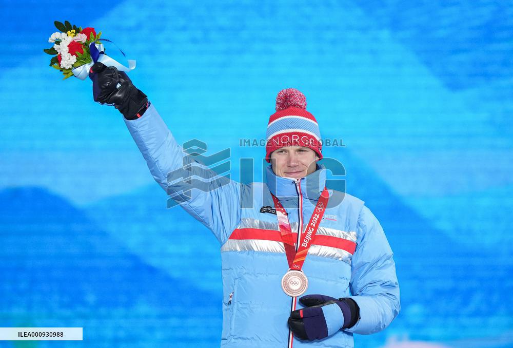 (BEIJING2022)CHINA-ZHANGJIAKOU-OLYMPIC WINTER GAMES-AWARDING CEREMONY-BIATHLON (CN)