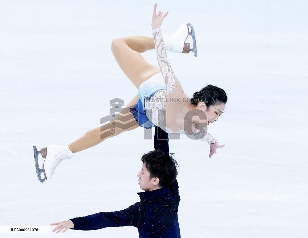 (BEIJING2022)CHINA-BEIJING-OLYMPIC WINTER GAMES-FIGURE SKATING-PAIR SKATING-FREE SKATING (CN)