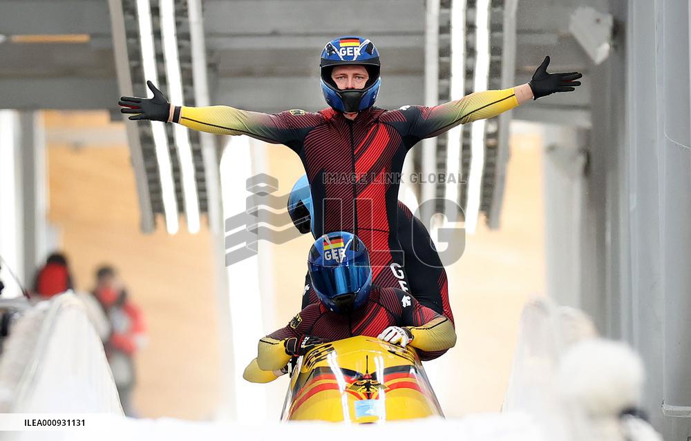 (XHTP)(BEIJING2022)CHINA-BEIJING-OLYMPIC WINTER GAMES-BOBSLEIGH-4-MEN-HEAT(CN)