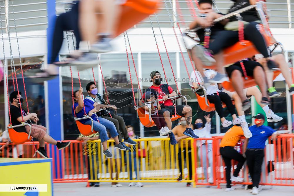 PHILIPPINES-PASAY CITY-COVID-19-AMUSEMENT PARK