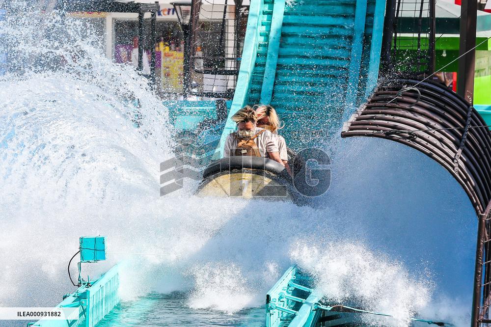 PHILIPPINES-PASAY CITY-COVID-19-AMUSEMENT PARK
