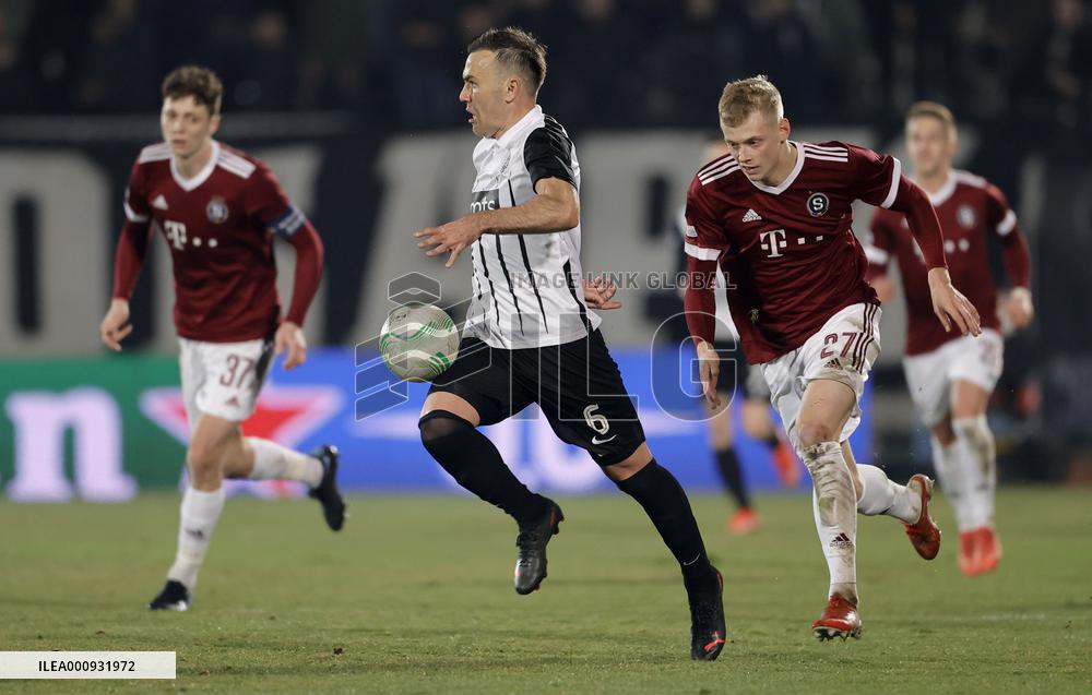 (SP)SERBIA-BELGRADE-FOOTBALL-UEFA CONFERENCE LEAGUE-PARTIZAN VS SPARTA