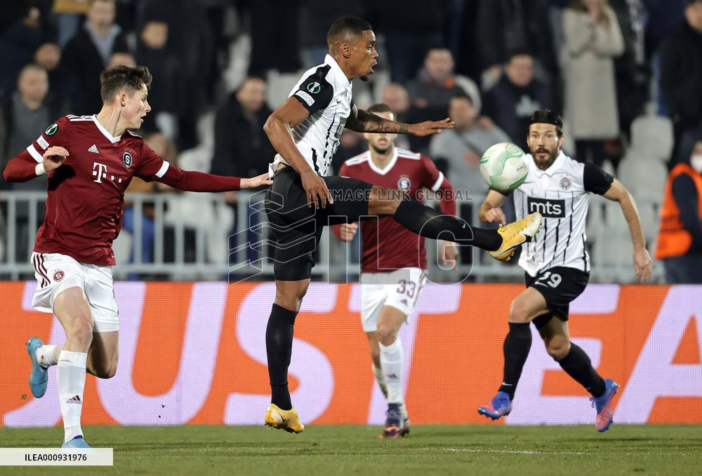 (SP)SERBIA-BELGRADE-FOOTBALL-UEFA CONFERENCE LEAGUE-PARTIZAN VS SPARTA