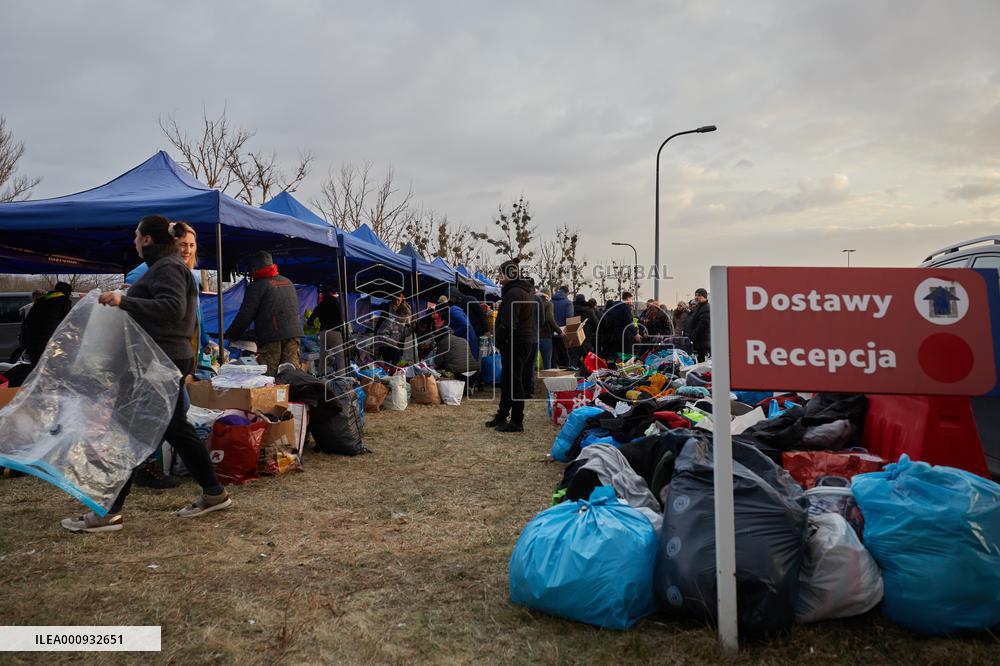 POLAND-PEOPLE LEAVING UKRAINE