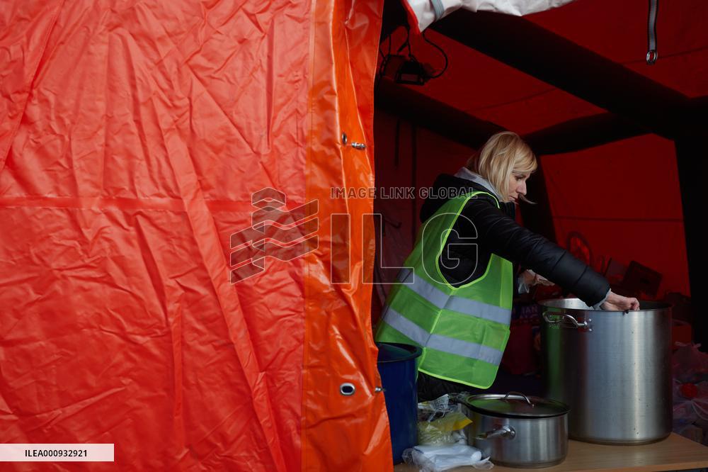 POLAND-PEOPLE LEAVING UKRAINE