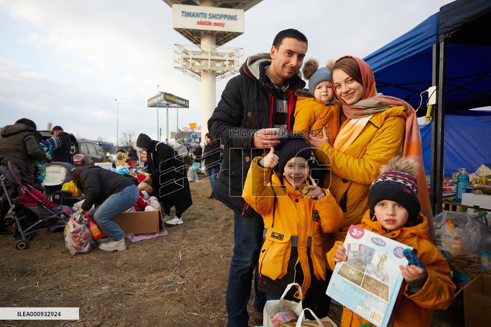 POLAND-PEOPLE LEAVING UKRAINE