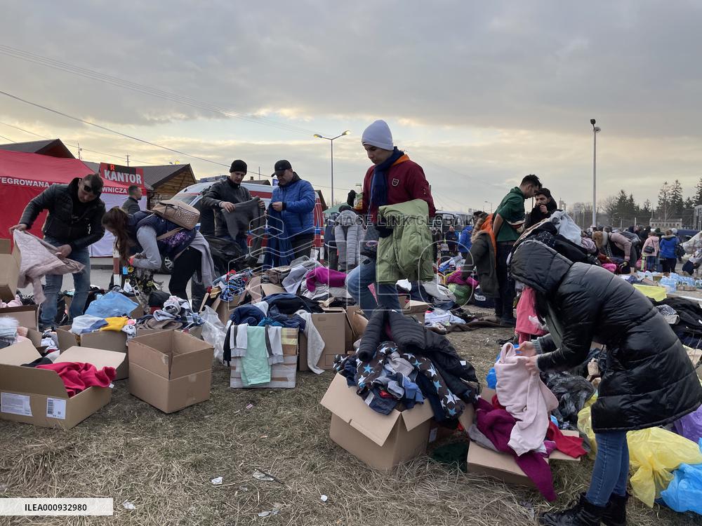 POLAND-MEDYKA-PEOPLE LEAVING UKRAINE