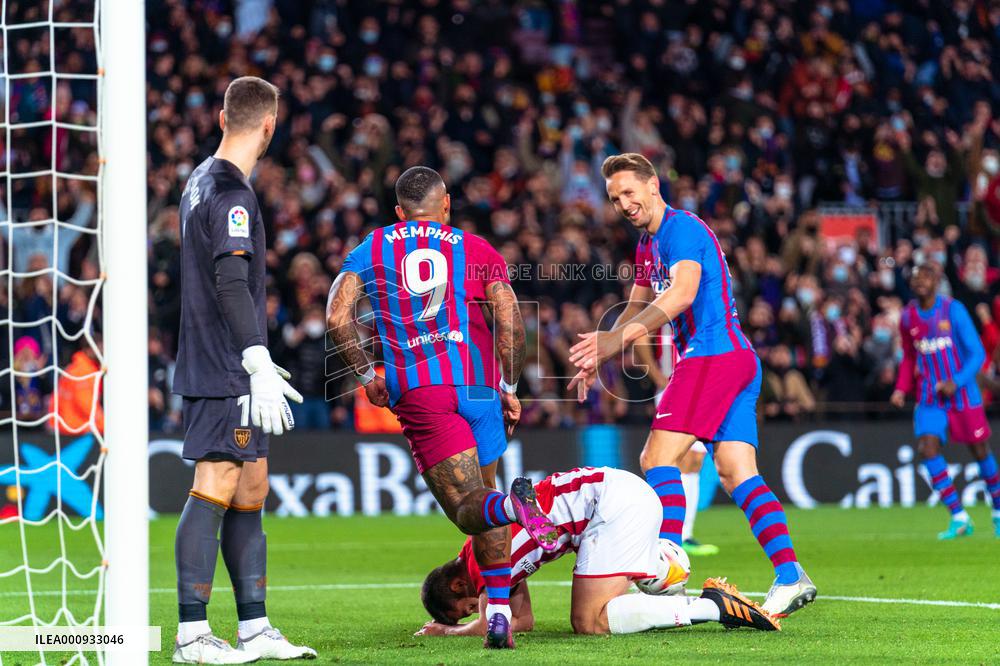 (SP)SPAIN-BARCELONA-FOOTBALL-SPANISH LEAGUE-FC BARCELONA VS ATHLETIC CLUB