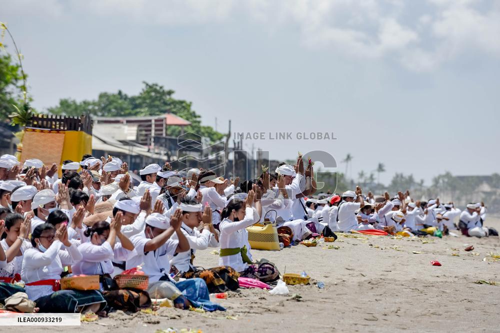 INDONESIA-BALI-MELASTI CEREMONY