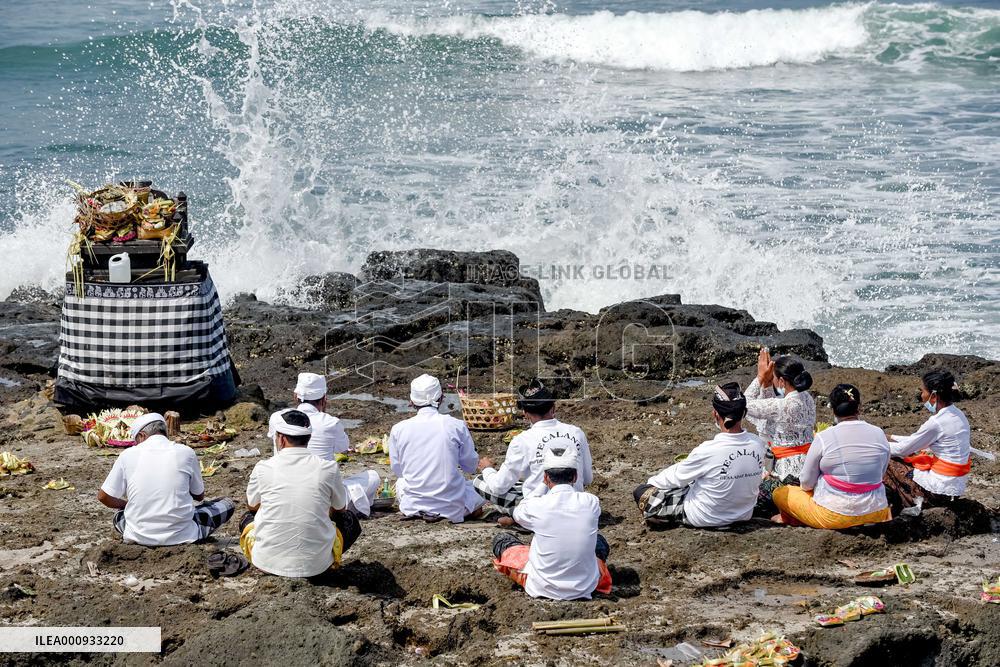INDONESIA-BALI-MELASTI CEREMONY