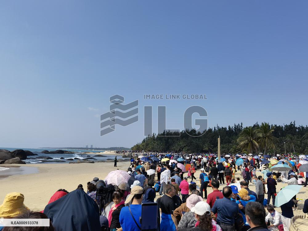 CHINA-HAINAN-WENCHANG-ROCKET LAUNCH-TOURISM ENTHUSIASM-BOOST (CN)