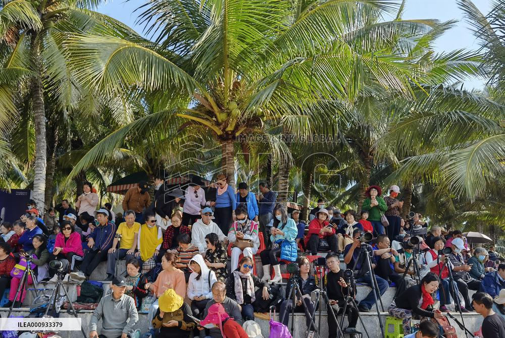 CHINA-HAINAN-WENCHANG-ROCKET LAUNCH-TOURISM ENTHUSIASM-BOOST (CN)