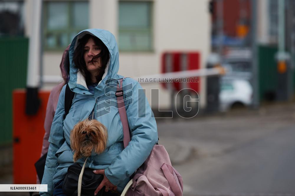 POLAND-MEDYKA-PEOPLE LEAVING UKRAINE
