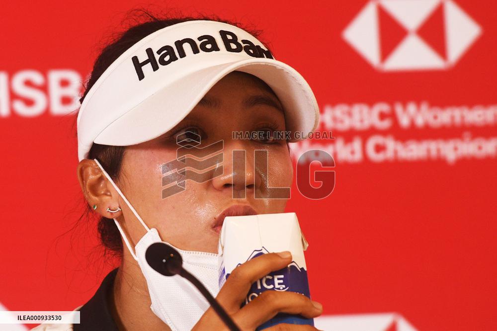 (SP)SINGAPORE-GOLF-WOMEN'S WORLD CHAMPIONSHIP-PRESS CONFERENCE