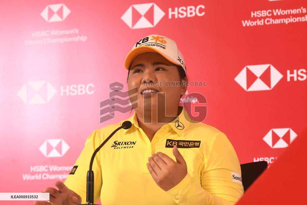 (SP)SINGAPORE-GOLF-WOMEN'S WORLD CHAMPIONSHIP-PRESS CONFERENCE