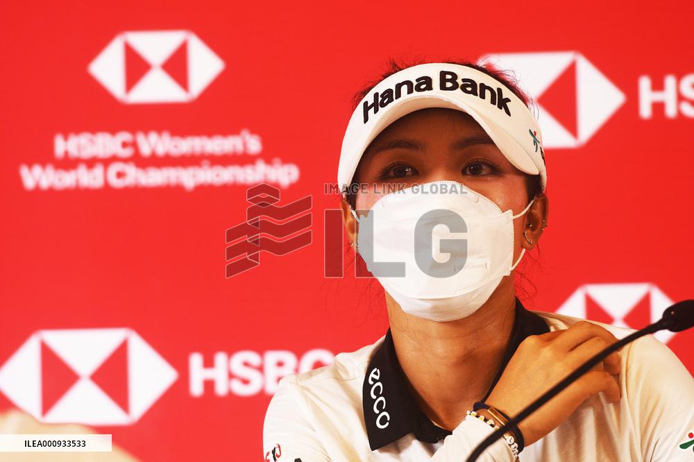 (SP)SINGAPORE-GOLF-WOMEN'S WORLD CHAMPIONSHIP-PRESS CONFERENCE