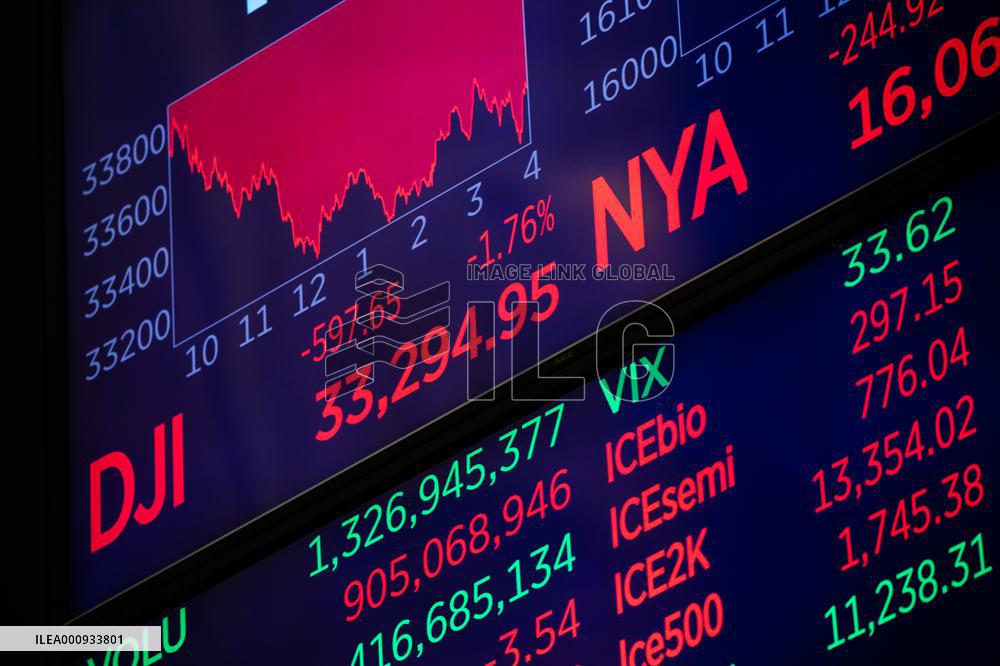 U.S.-NEW YORK-STOCK MARKET-FALL