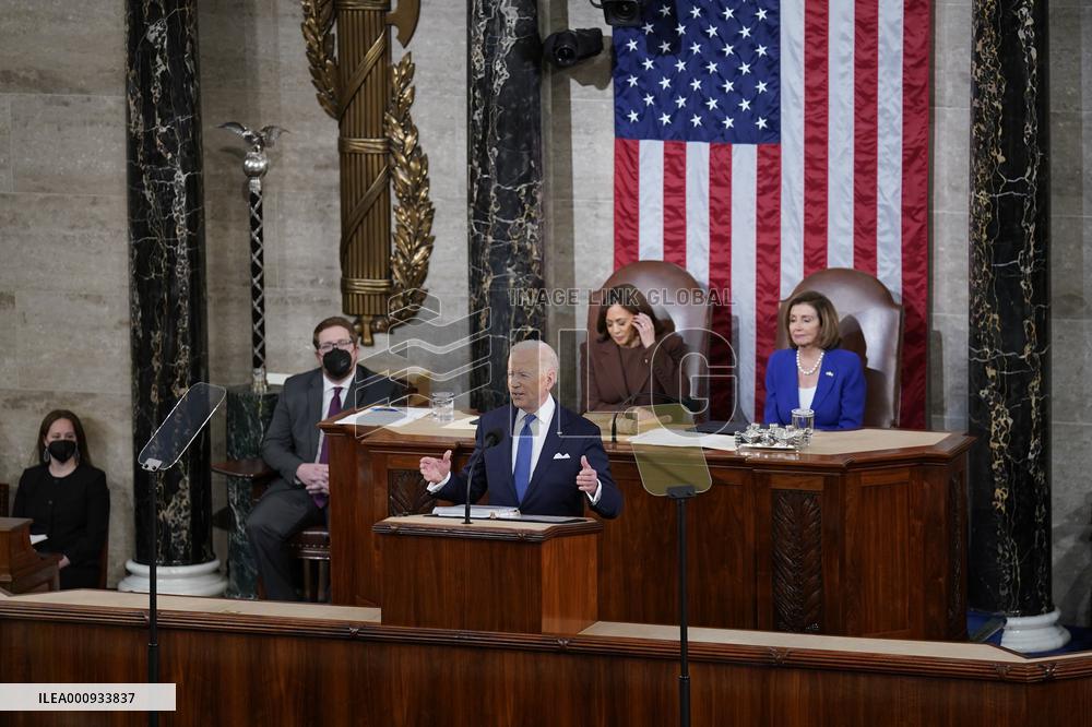 U.S.-WASHINGTON-BIDEN-STATE OF THE UNION-ADDRESS