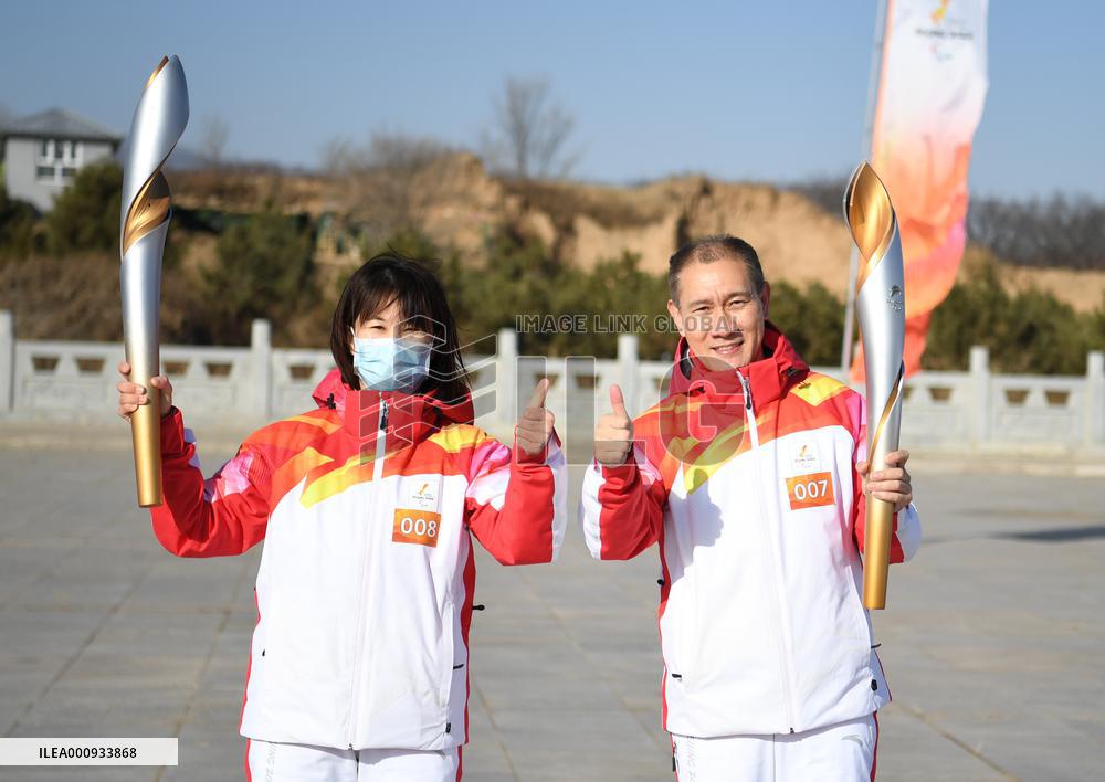 (SP)CHINA-HEBEI-ZHANGJIAKOU-BEIJING 2022 WINTER PARALYMPICS-TORCH RELAY-FLAME LIGHTING CEREMONY(CN)