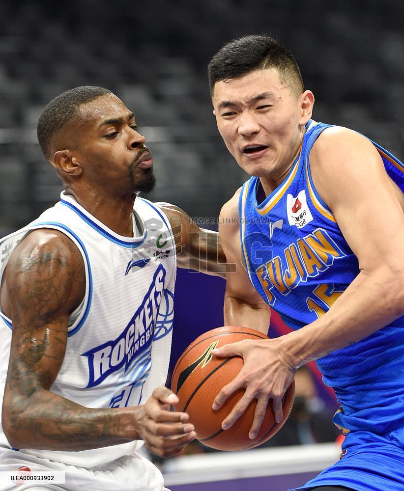 (SP)CHINA-GUANGDONG-FOSHAN-CBA LEAGUE-NINGBO ROCKETS VS FUJIAN STURGEONS (CN)