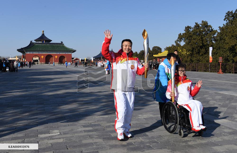 (SP)CHINA-BEIJING-BEIJING 2022 WINTER PARALYMPICS-TORCH RELAY-FLAME LIGHTING CEREMONY(CN)