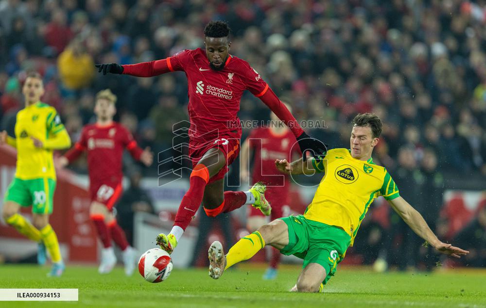 (SP)BRITAIN-LIVERPOOL-FA CUP-LIVERPOOL VS NORWICH CITY