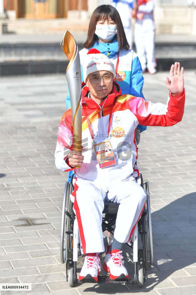 (SP)CHINA-BEIJING-BEIJING 2022 WINTER PARALYMPICS-TORCH RELAY (CN)