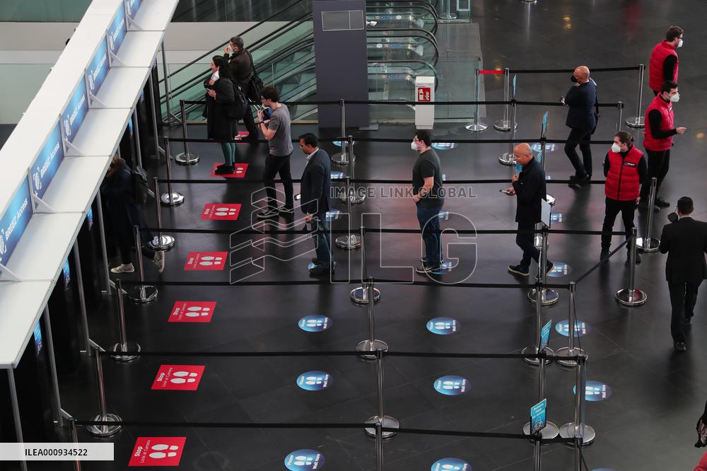 SPAIN-BARCELONA-MOBILE WORLD CONGRESS-COVID-19-PREVENTION