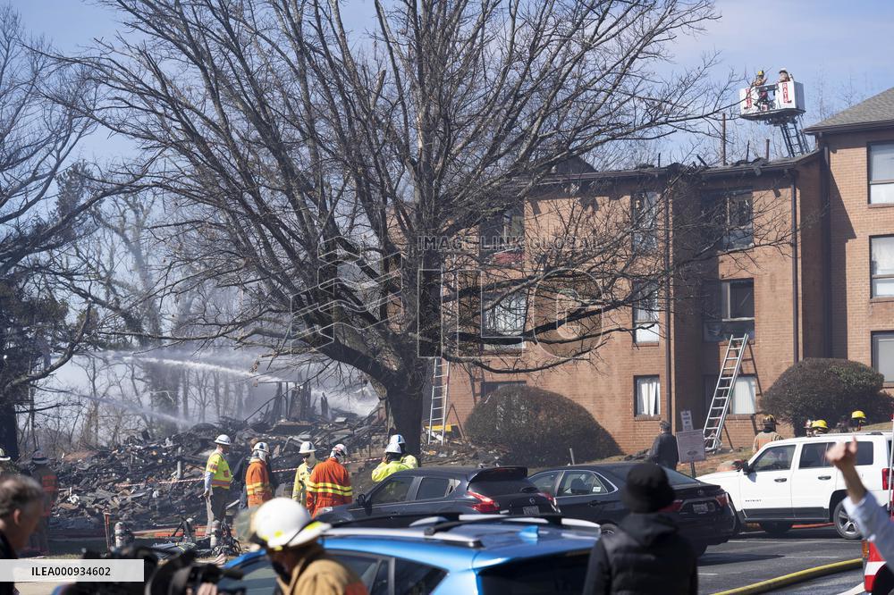 U.S.-MARYLAND-SILVER SPRING-APARTMENT BUILDING-EXPLOSION