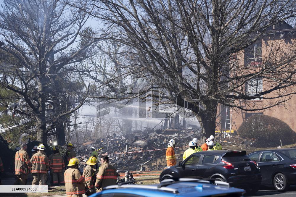 U.S.-MARYLAND-SILVER SPRING-APARTMENT BUILDING-EXPLOSION