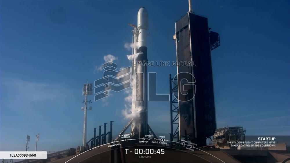 SpaceX launches more Starlink internet satellites into space