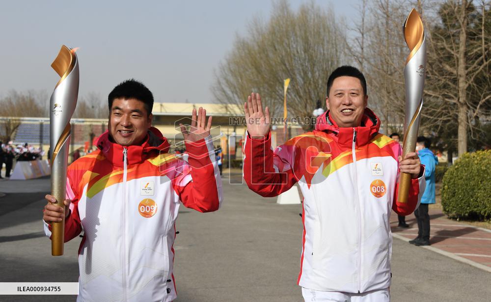 (SP)CHINA-BEIJING-BEIJING 2022 WINTER PARALYMPICS-TORCH RELAY (CN)
