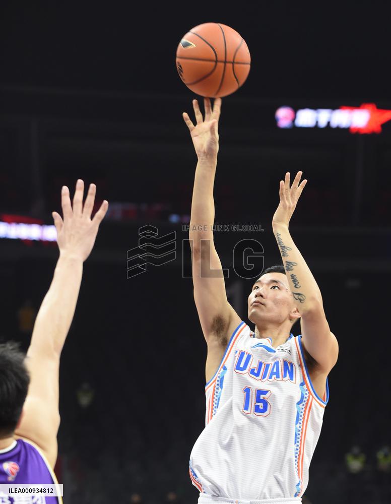 (SP)CHINA-GUANGDONG-FOSHAN-CBA LEAGUE-BEIJING ROYAL FIGHTERS VS FUJIAN STURGEONS(CN)