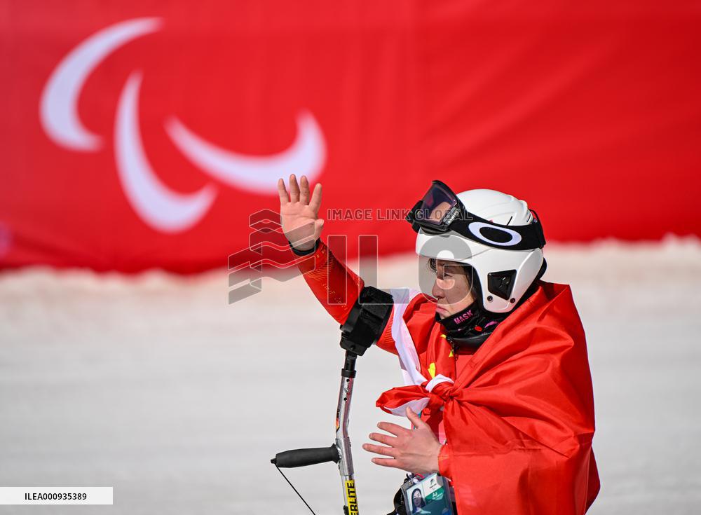 (SP)CHINA-BEIJING-WINTER PARALYMPICS-ALPINE SKIING-WOMEN'S DOWNHILL SITTING (CN)