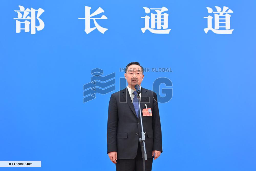 (TWO SESSIONS) CHINA-BEIJING-NPC-MINISTERS-INTERVIEW (CN)