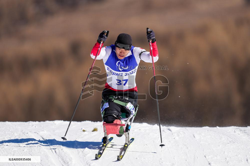 (SP)CHINA-ZHANGJIAKOU-WINTER PARALYMPICS-BIATHLON-MEN'S SPRINT SITTING (CN)