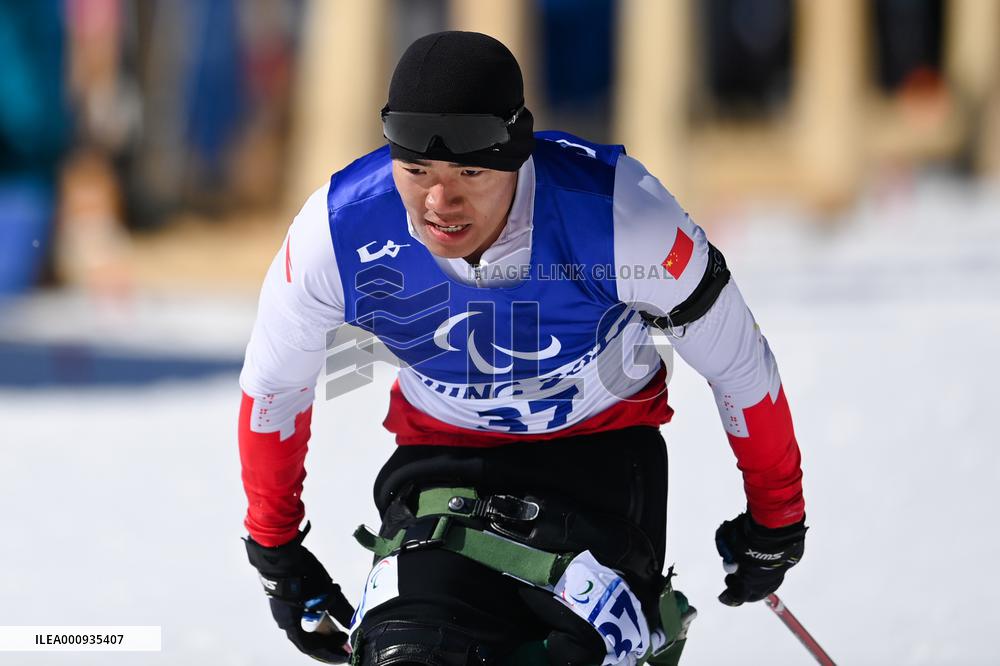 (SP)CHINA-ZHANGJIAKOU-WINTER PARALYMPICS-BIATHLON-MEN'S SPRINT SITTING (CN)