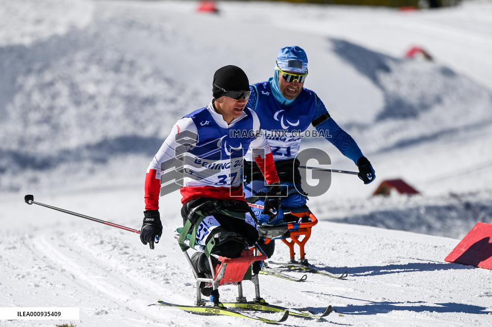 (SP)CHINA-ZHANGJIAKOU-WINTER PARALYMPICS-BIATHLON-MEN'S SPRINT SITTING (CN)