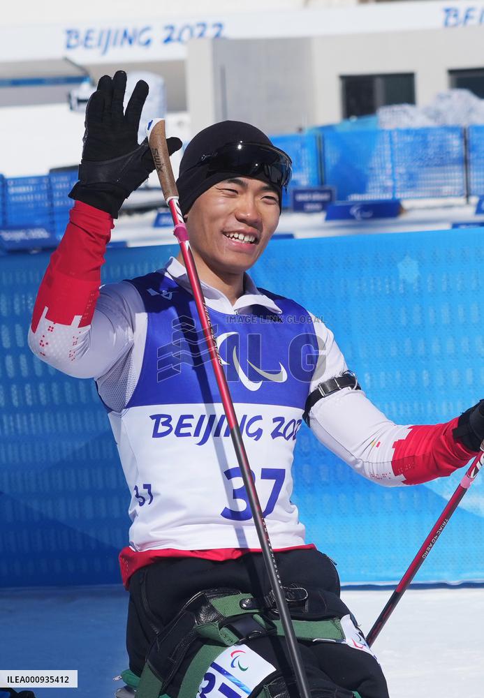 (SP)CHINA-ZHANGJIAKOU-WINTER PARALYMPICS-BIATHLON-MEN'S SPRINT SITTING (CN)