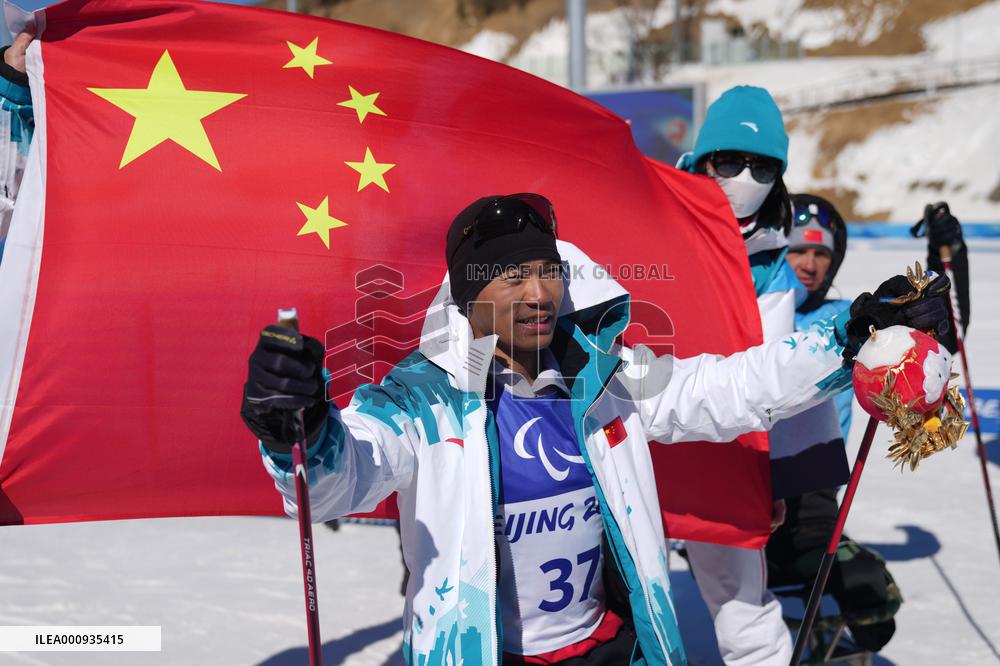 (SP)CHINA-ZHANGJIAKOU-WINTER PARALYMPICS-BIATHLON-MEN'S SPRINT SITTING (CN)