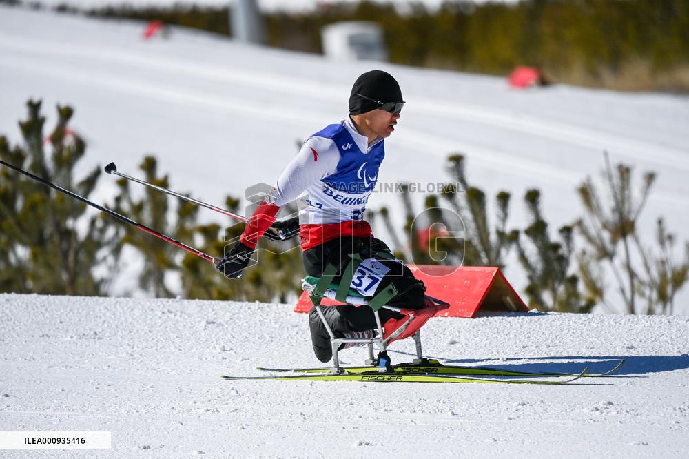(SP)CHINA-ZHANGJIAKOU-WINTER PARALYMPICS-BIATHLON-MEN'S SPRINT SITTING (CN)