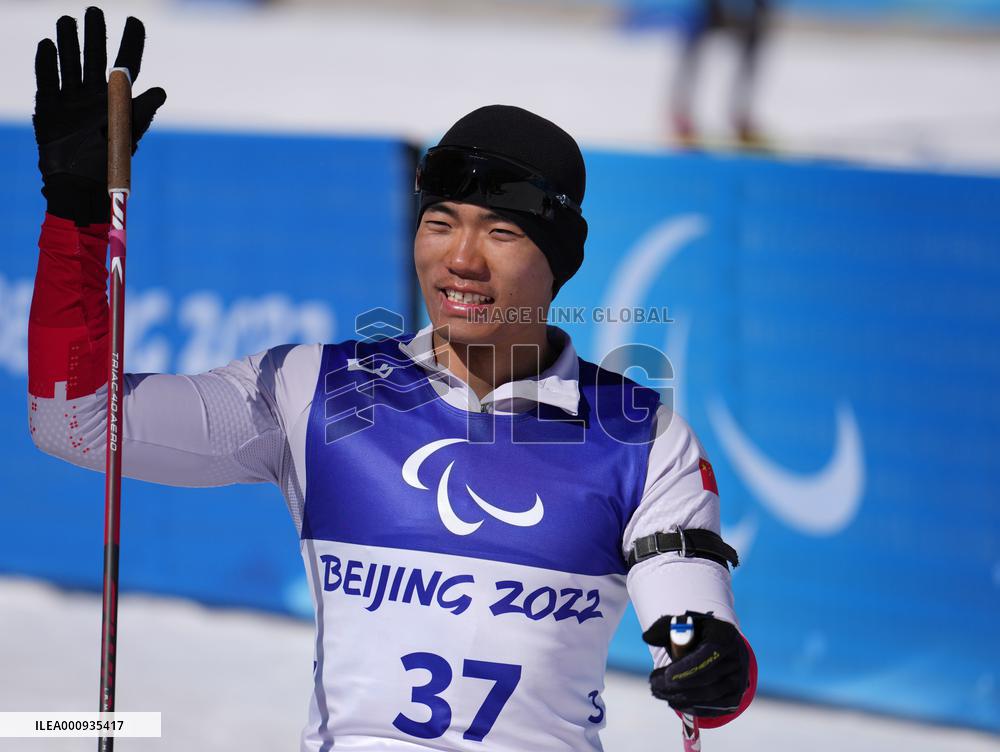 (SP)CHINA-ZHANGJIAKOU-WINTER PARALYMPICS-BIATHLON-MEN'S SPRINT SITTING (CN)